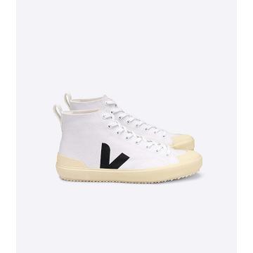 Veja NOVA HT CANVAS PIERRE Hoog Heren White/Black | NL 106AHK